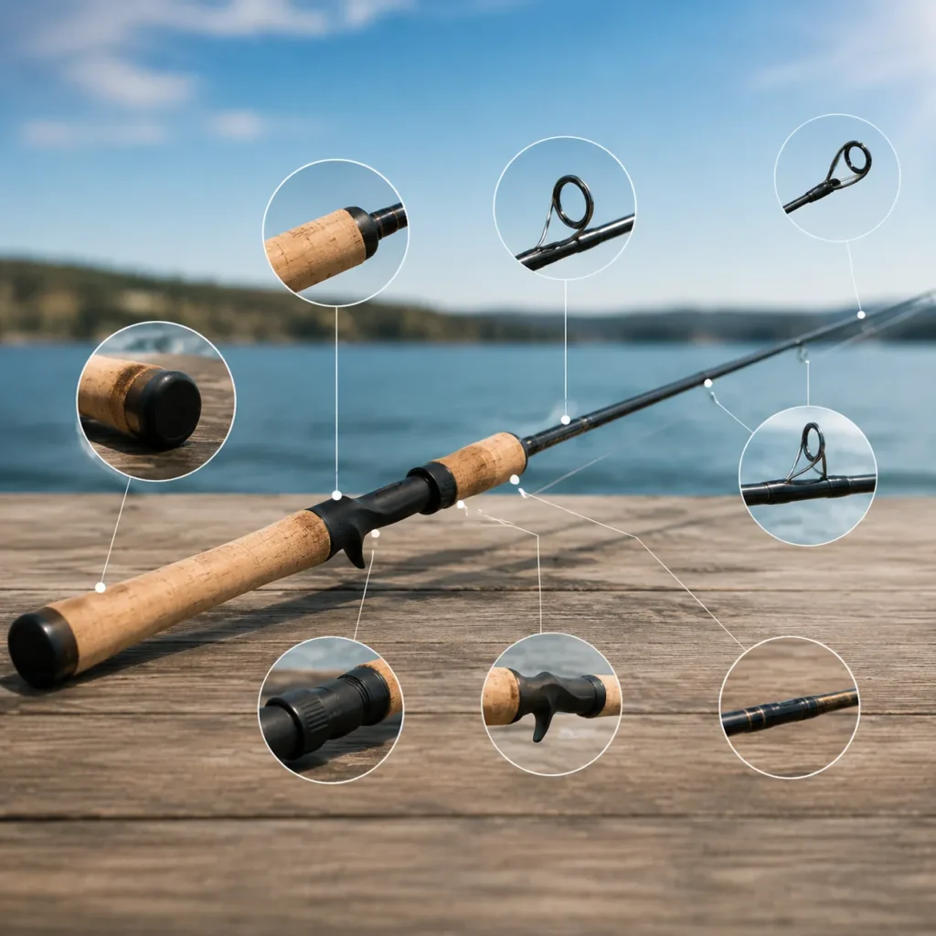 Parts of a Fishing Pole Explained Materials and Components
