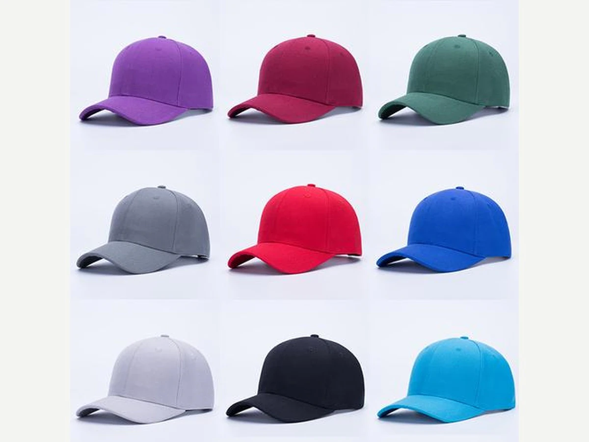 Blank caps color assortment