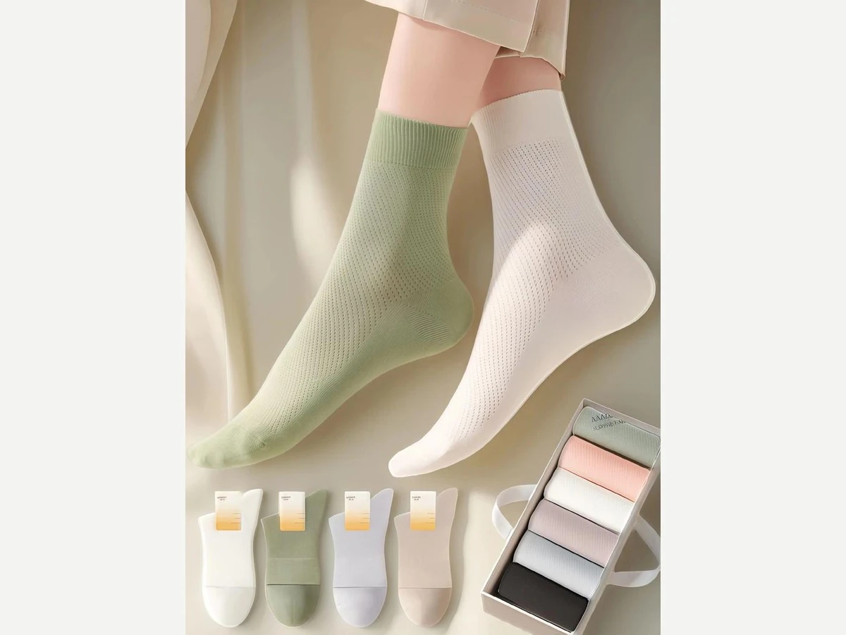 Pastel socks product assortment